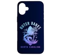Outer Banks North Carolina Surf Planche de Surf Vintage Coque pour iPhone 16 Plus