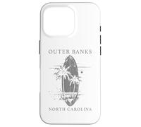Outer Banks North Carolina Surf Planche de Surf Vintage Coque pour iPhone 16 Pro