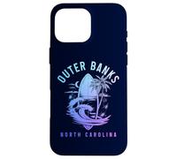 Outer Banks North Carolina Surf Planche de Surf Vintage Coque pour iPhone 16 Pro Max