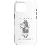 Outer Banks North Carolina Surf Planche de Surf Vintage Coque pour iPhone 16 Pro Max