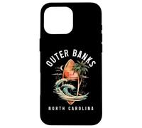Outer Banks North Carolina Surf Vintage Surf Surfeur Coque pour iPhone 16 Pro Max