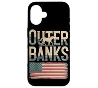 Outer Banks USA Coastal Crabe Design Coque pour iPhone 16