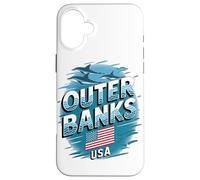 Outer Banks USA Coastal Crabe Design Coque pour iPhone 16 Plus