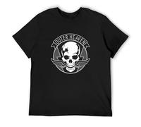 Outer Heaven Metal Gear Solid O-Neck 100% Cotton Short Sleeve Unisex T-Shirt S