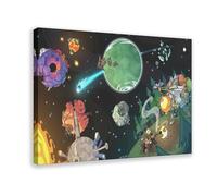 Outer Wilds Adventure Game 14 Poster sur toile pour décoration de chambre à coucher, bureau, chambre, cadeau 60 x 90 cm