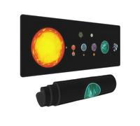 Outer Wilds Tapis de souris de jeu XXL - 89,9 x 40 cm - Tapis de bureau extra large avec base antidérapante pour clavier complet et souris, installation de bureau à domicile