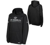 Outerstuff APRO_Rink_NHL Sweat à capuche junior de hockey sur glace, noir, Los Angeles Kng., 18 ans