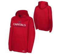 Outerstuff APRO_Rink_NHL Sweat à capuche junior de hockey sur glace, Red Washington Capt., 10-12 ans
