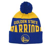 Outerstuff Bonnet NBA Golden State Warriors Collegiate Arch Knit Bleu pour Enfant