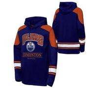 Outerstuff Gear_Up_Fashion_NHL Pull à capuche junior, Bleu et orange, Edmonton Olrs., 8 ans