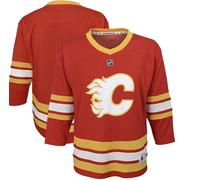 Outerstuff Junior_NHL Réplique du maillot de hockey sur glace, Rouge, Calgary Flm., 14-18 ans