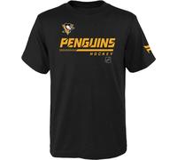 OUTERSTUFF NHL Apro Prime coton, T-shirt junior à manches courtes, pingouins, taille : XL (20 ans)