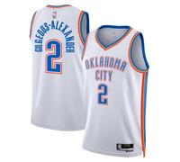 Outerstuff Shai Gilgeous-Alexander Oklahoma City Thunder NBA Kids Youth 8-20 Association Edition Blanc Swingman Jersey, Shai Gilgeous-Alexander Oklahoma City Thunder Blanc, 10-12