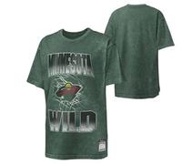 Outerstuff Time to Shine NHL T-shirt pour enfant Équipes de hockey sur glace, Vert, Minnesota Wlds., 14-16 ans