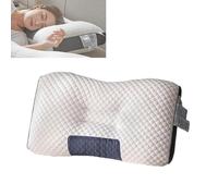 Outfany Cozy Cloud Pillow, Libiyi Cozy Cloud Pillow, Libiyi Pillow, Oreiller Ergonomique Cervical, Oreiller Orthopédique à Mémoire pour la Nuque, Oreiller pour Dormir sur Le Côté et sur Le Dos (800g)