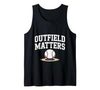 Outfield Matters Baseball Outfielder Athlete Sports |- Débardeur