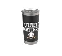 Outfield Matters Baseball Outfielder Athlete Sports |- Gobelet isotherme en acier inoxydable double paroi