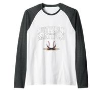 Outfield Matters Baseball Outfielder Athlete Sports |- Manche Raglan