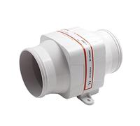 OUTFYT 12V24V DC Ventilateur RV Yacht Cuisine Ventilateur D'échappement Ventilateur Batterie Batterie Ventilation Ventilateur D'échappement,Garde Le Camping-Car Au Frais(Six Blades 24V)