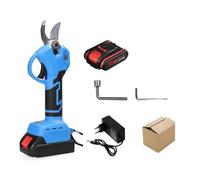 OUTFYT Cisaille électrique sans Fil 88V, cisaille for bonsaï d'arbre fruitier, Ciseaux de Coupe Branches balais avec Affichage,Série Professionnelle(Shear with 1 Battery)