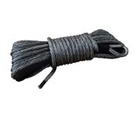 OUTFYT Corde de treuil Gris 6mm * 15m Ajouter 4500lbbs Aluminium Fairlead, Corde synthétique, Bateau, à Plasma,Polyvalent