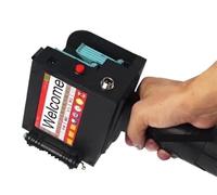 OUTFYT Étiquette à Code de lot 5 cm, Date Variable, numéro série, d'expiration, Masque en Ligne, imprimante Jet d'encre Thermique Portable,Multi-Surface(1printer2 Black Ink)