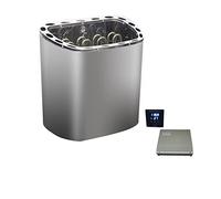 OUTFYT Faute de Chauffage de Sauna poêle Chauffant 4. 5 KW Chauffage de Sauna électrique à Sabre Sec Traditionnel avec contrôleur numérique,RéSiste Aux Hautes TempéRatures(6KW)
