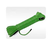 OUTFYT Green 5mm * 15m VTT Synthetic Winch Rope, 3/16 "Accessoires de treuil Corde à, câble Bateau, Plasma,Polyvalent