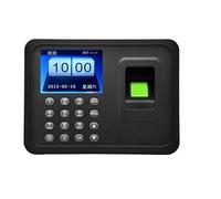 OUTFYT Horloge de pointage A6 Machine présence Mot Passe + Empreinte Digitale Reconnaissance Connexion multilingue Équipement Génération rapports intelligents, sans Papier et économique