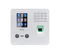 OUTFYT Horloge de pointage, Machine par Empreinte Digitale à Reconnaissance e, Cartes perforées, Connexion Mot Passe, sans Papier et économique