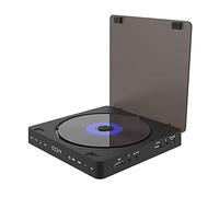OUTFYT Lecteur DVD Portable, Mini Lecteur CD Home DVD/VCD HD Vidéo Lecteur DVD HiFi Stéréo Haut-parleurs 1080P Multi-Fonctionnel Lecteur DVD Portable for TV Projecteur,Compatibilité Multiformat