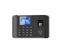 OUTFYT Machine de pointage biométrique Intelligente avec Empreintes digitales et Mot Passe, Horloge, enregistreur d'enregistrement des employés, écran LCD 2,4 Pouces, sans Papier et économique