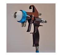 OUTFYT Peinture Automobile Pistolet À Air Professionnel Alimentation Sous Pression Mousse Polyuréthane Double Buse,Haute efficacité(Blauw)
