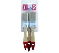 Lot de 3 pinceaux plats SAVY pour peinture glycéro en polypropylène