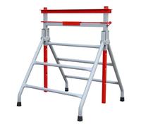 Outifrance Tréteau métallique bâtiment 8830015 - Télescopique acier réglable 80 à 130 cm 200 kg