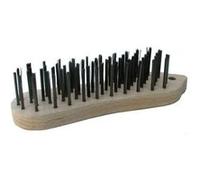 Outifrance – Brosse métallique violon 5 rangs – fils d'acier durs – 35 mm