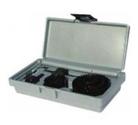 Outifrance - Coffret scies cloche + lames + mandrins + mèche et clé G