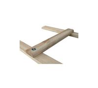 Echelle de toit en bois 3.30 m - 10 échelons entraxe 33 cm OUTIFRANCE
