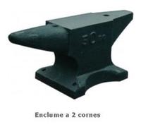 - Enclume 2 cornes en fonte acier 10 Kg Longueur 27 cm - TNT - Outifrance