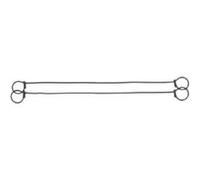 Lien 2 boucles recuit 120mm x100le paquet de 100p