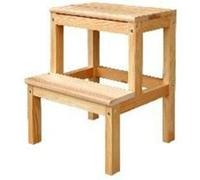 Outifrance - Marche pied en bois 1 marche avec tablette G