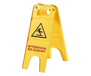 Outifrance Panneau signalisation Sol Glissant - 228 x h. 600 mm 750 g