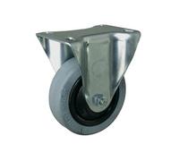 Outifrance - Roulette fixe sans frein (platine 105 x 85 mm)