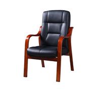 OUTIFUOTPP Chaise de conférence en Bois Massif, Chaise avec Quatre Pieds Fixes et Un Dossier, du Personnel, négociation, d'ordinateur Bureau Patron
