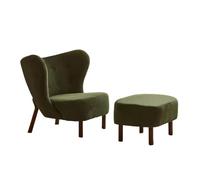 OUTIFUOTPP Chaise Nordique en Laine d'agneau, canapé Paresseux Haut de Gamme Luxe léger, Chaise Loisirs Balcon, Simple, Chambre à Coucher(7)