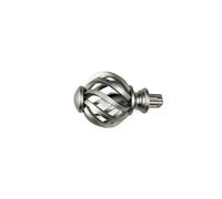 OUTIFUOTPP Embouts de Tringle à Rideau de Remplacement for tringles à tête de fenêtre en Spirale Birdcage(Silver)