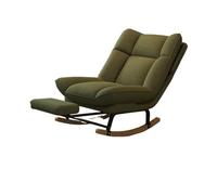 OUTIFUOTPP Fauteuil à Bascule/inclinable de Style Vintage for Adultes, adapté Un Usage Domestique, au Balcon ou comme canapé/Salon Paresseux(B-Size S)