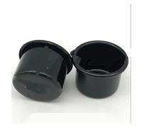 OUTIFUOTPP Lot de 10 Mini bougeoirs en Aluminium avec Base dorée/Noire/argentée, for décoration de Table, Mariage Romantique, 27 x 19 mm(Black)