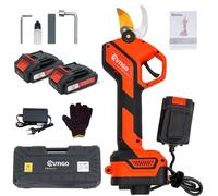 OUTIGO Sécateur Électrique Sans fil, 25mm Secateur Electrique 2 * 1500 mAh, avec 2 Batteries de21V pour la taille, le jardinage, les arbres fruitiers et le vignoble, Forbici Potatura Elettriche