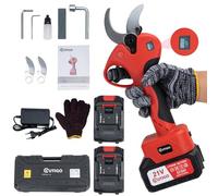 OUTIGO Sécateur Électrique Sans fil, 40mm Secateur Electrique 6000 mAh, Sécateur électrique avec Écran avec 2 Batteries de 3.0Ah pour la taille, le jardinage, les arbres fruitiers et le vignoble